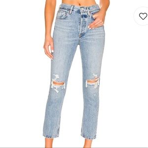 AGOLDE Riley Distressed Jeans